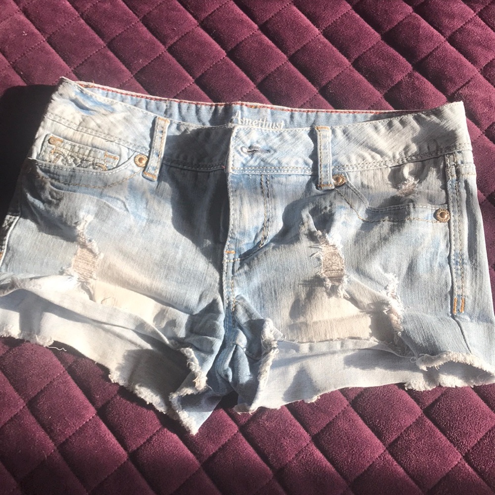Light blue shorts